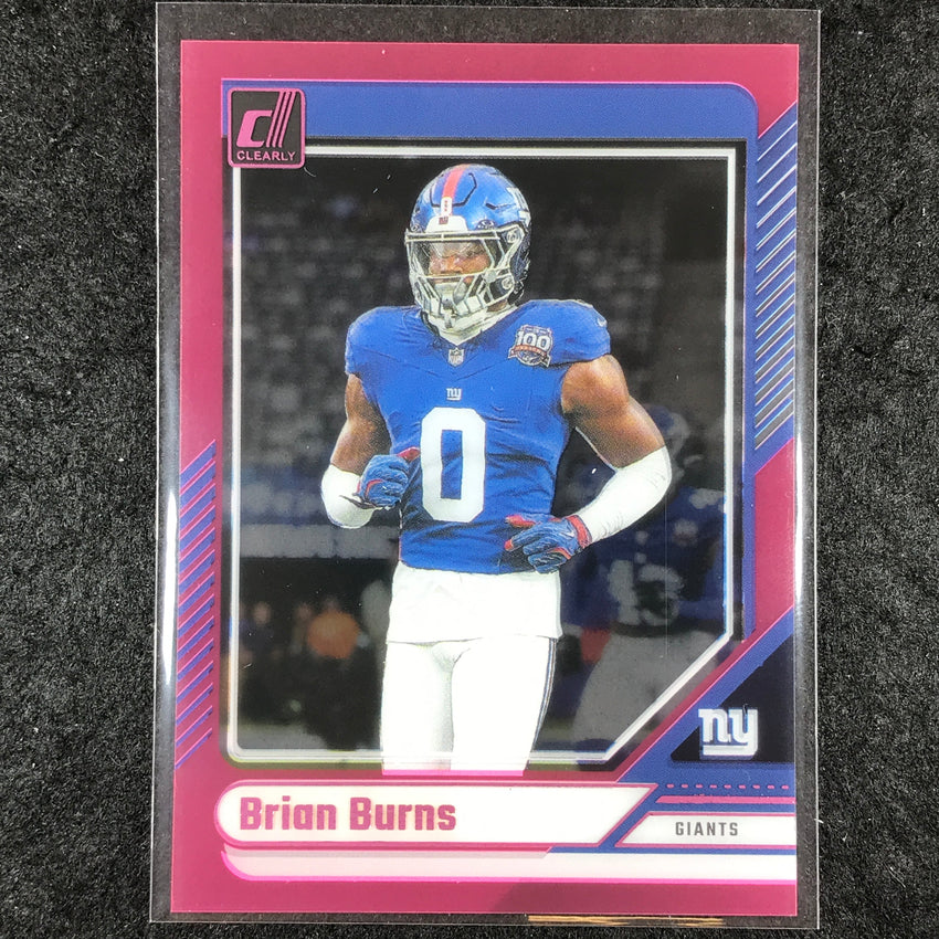 2024 Clearly Donruss Football BRIAN BURNS Base Pink #39