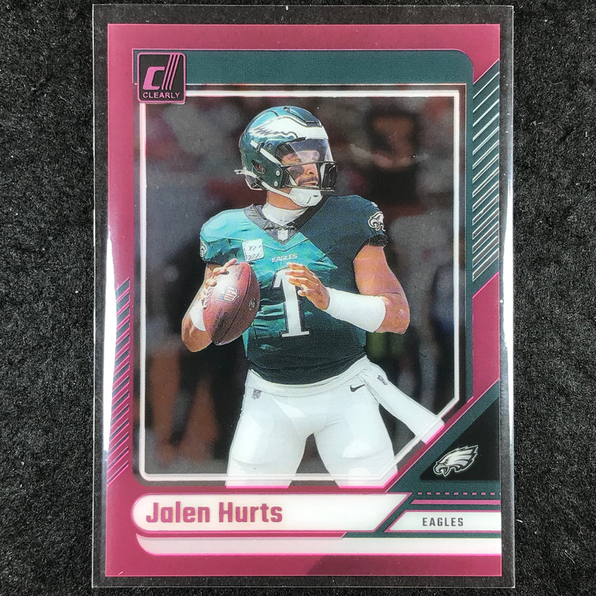 2024 Clearly Donruss Football JALEN HURTS Base Pink #42