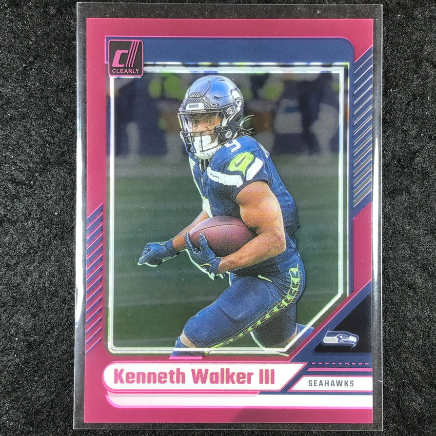 2024 Clearly Donruss Football KENNETH WALKER III Base Pink #47