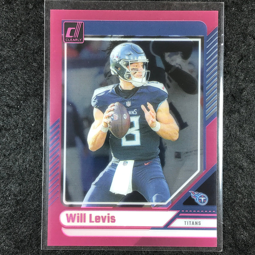2024 Clearly Donruss Football WILL LEVIS Base Pink #49