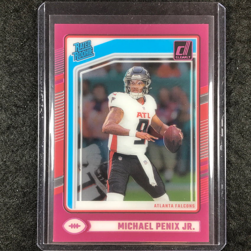 2024 Clearly Donruss Football MICHAEL PENIX JR. Rated Rookie Pink #59