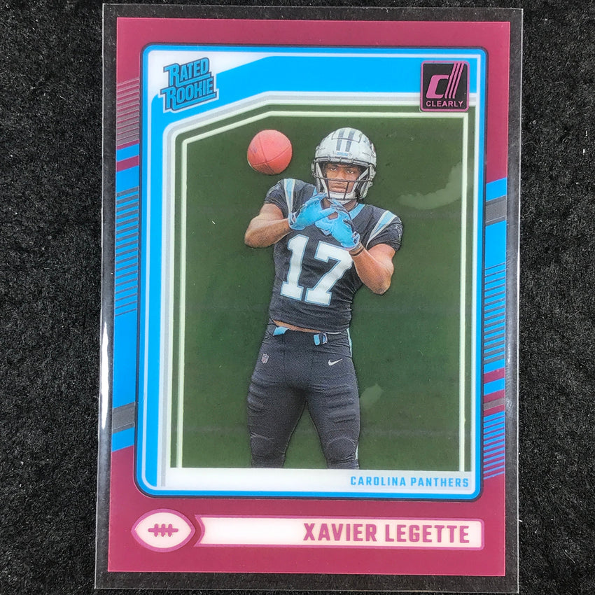 2024 Clearly Donruss Football XAVIER LEGETTE Rated Rookie Pink #66