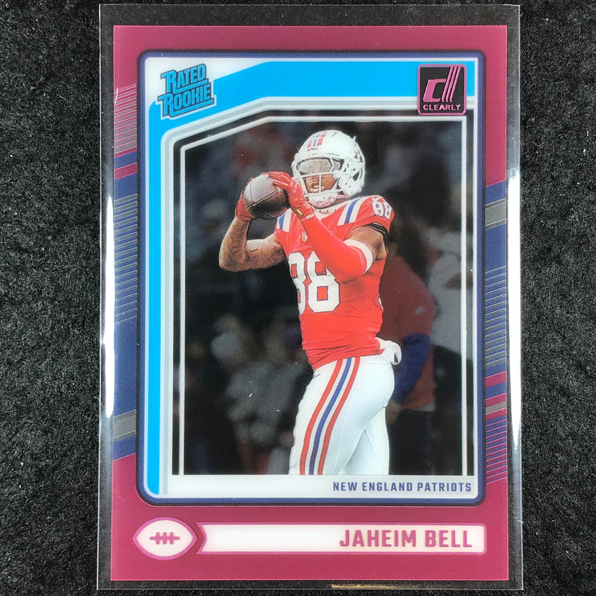 2024 Clearly Donruss Football JAHEIM BELL Rated Rookie Pink #91