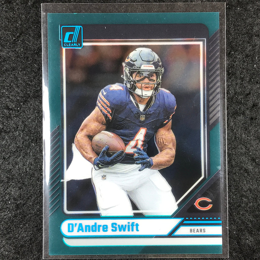 2024 Clearly Donruss Football D'ANDRE SWIFT Base Teal #10