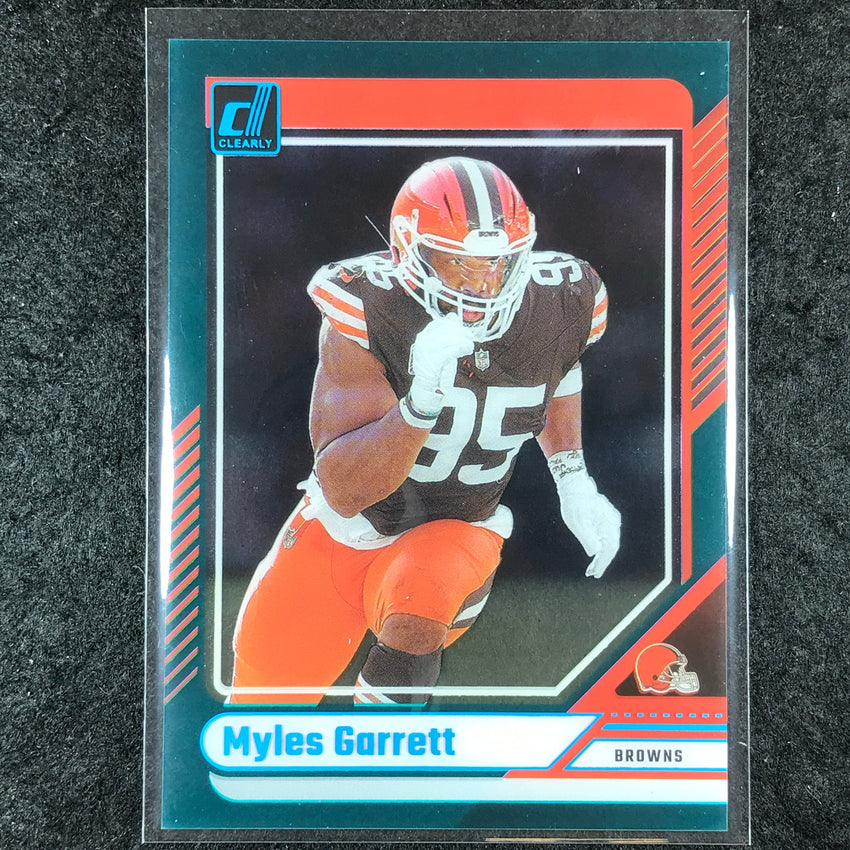 2024 Clearly Donruss Football MYLES GARRETT Base Teal #14