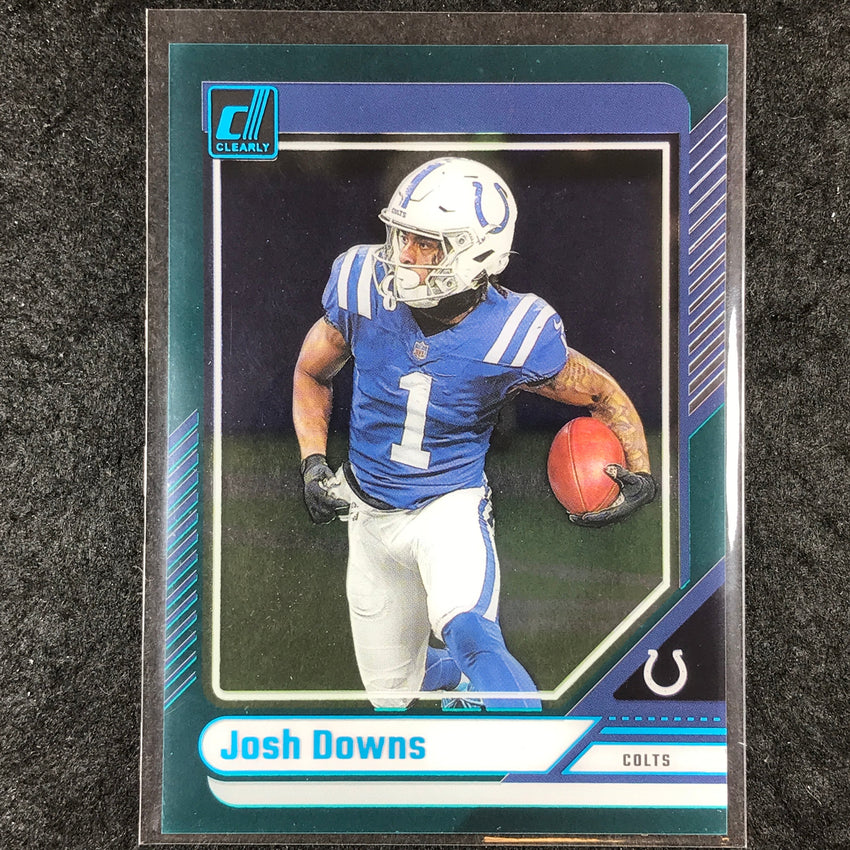 2024 Clearly Donruss Football JOSH DOWNS Base Teal #25