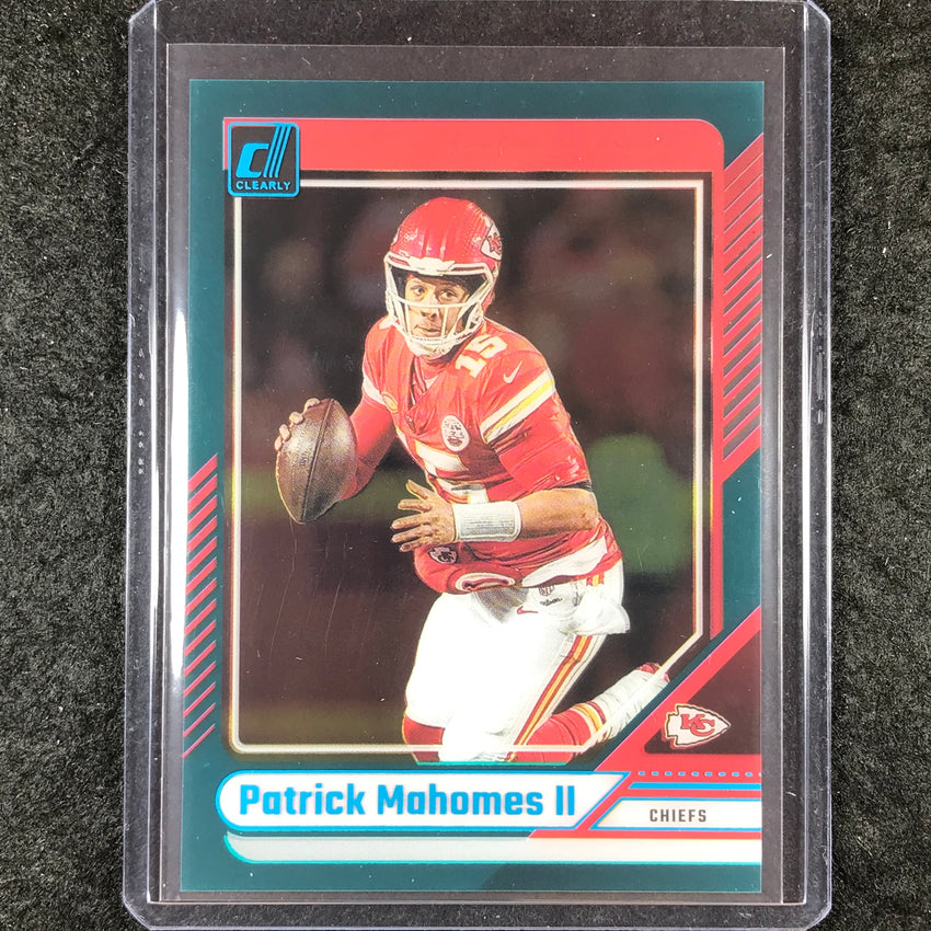 2024 Clearly Donruss Football PATRICK MAHOMES II Base Teal #27