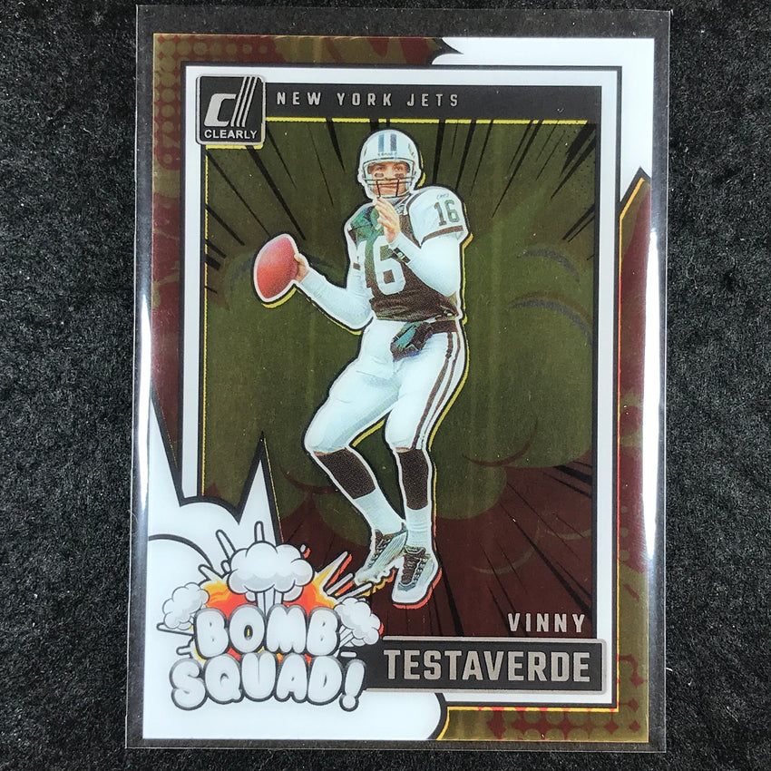 2024 Clearly Donruss Football VINNY TESTAVERDE Bomb Squad Base #19