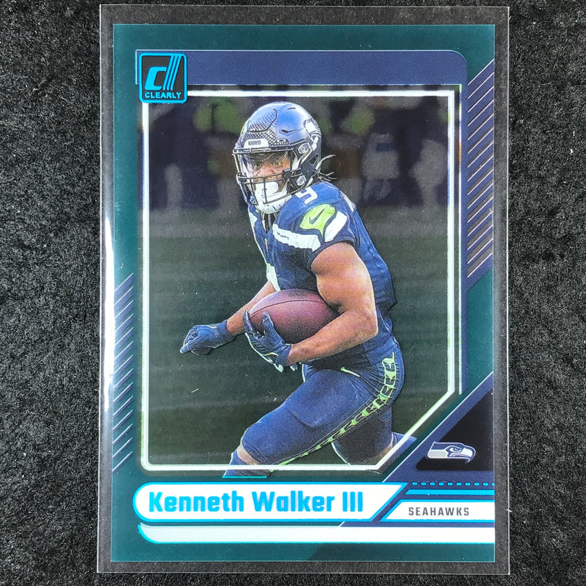 2024 Clearly Donruss Football KENNETH WALKER III Base Teal #47