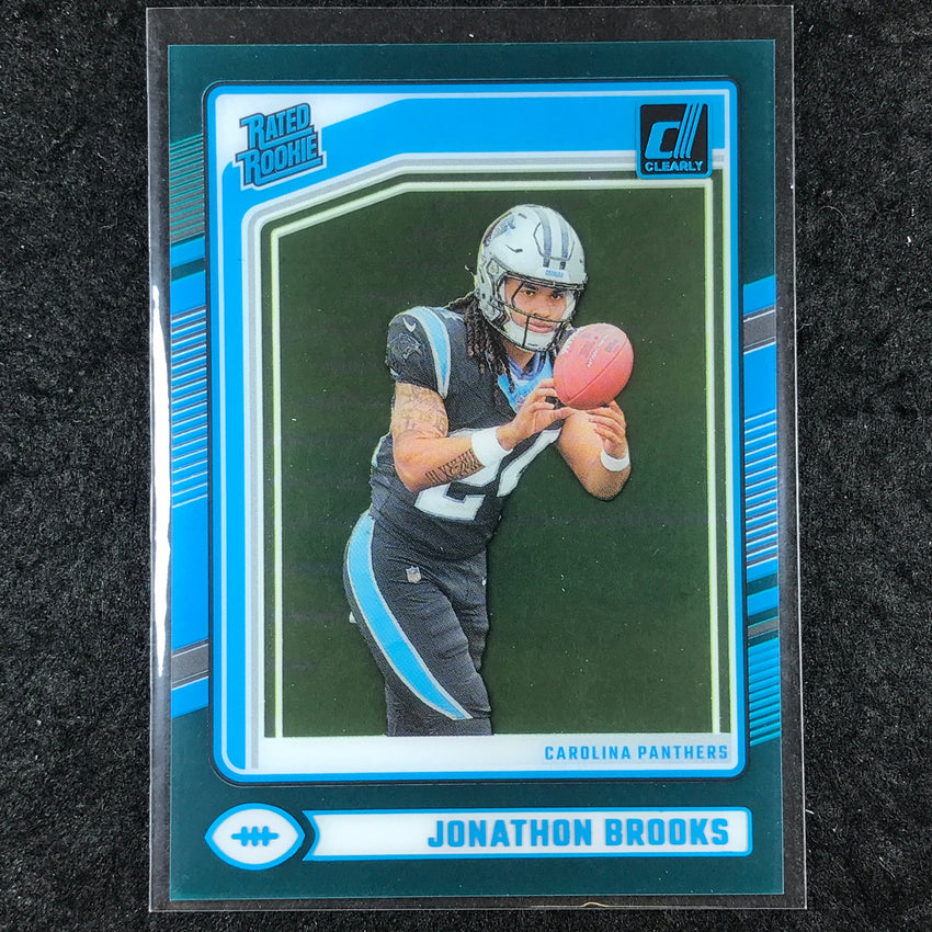 2024 Clearly Donruss Football JONATHON BROOKS Rated Rookie Teal #70