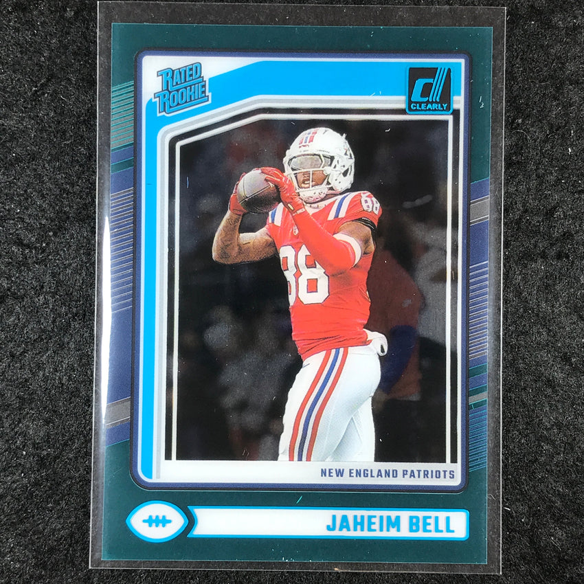 2024 Clearly Donruss Football JAHEIM BELL Rated Rookie Teal #91
