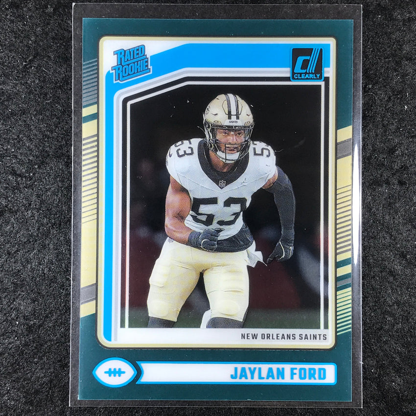 2024 Clearly Donruss Football JAYLAN FORD Rated Rookie Teal #92