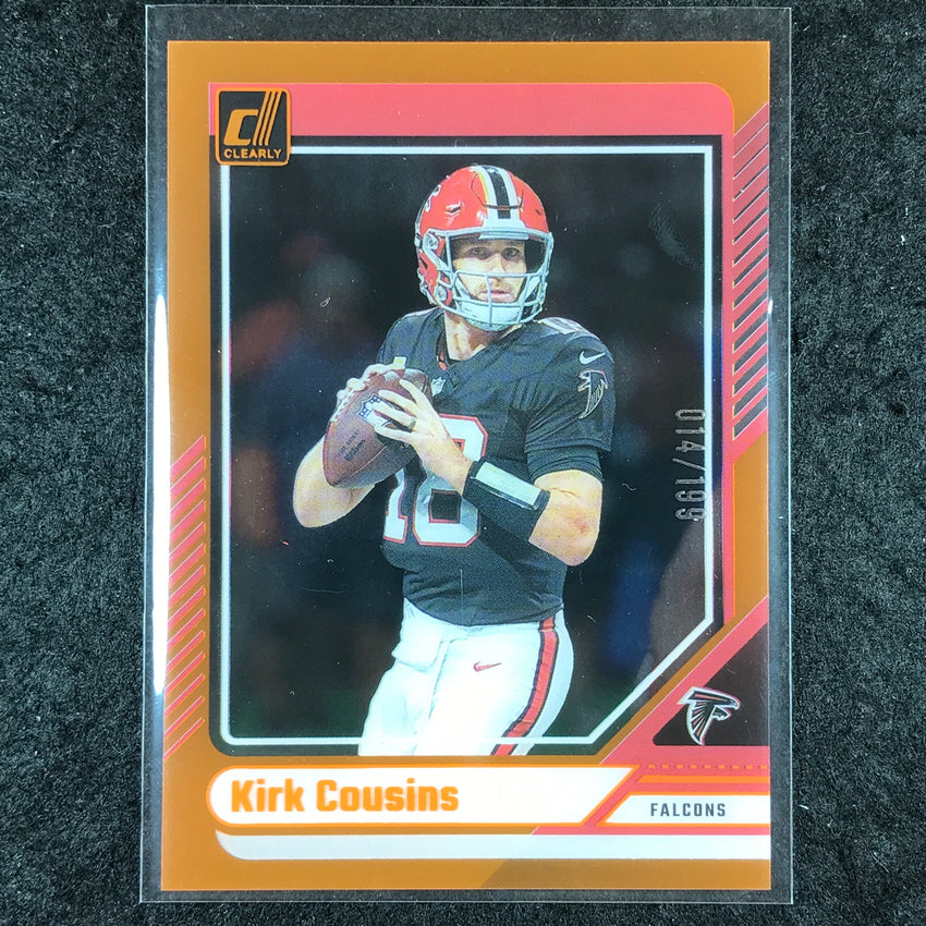 2024 Clearly Donruss Football KIRK COUSINS Base Orange 14/199 #3