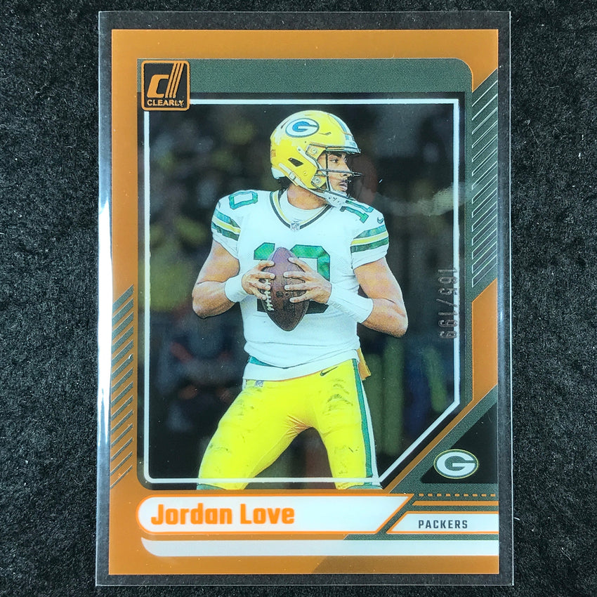 2024 Clearly Donruss Football JORDAN LOVE Base Orange 165/199 #21