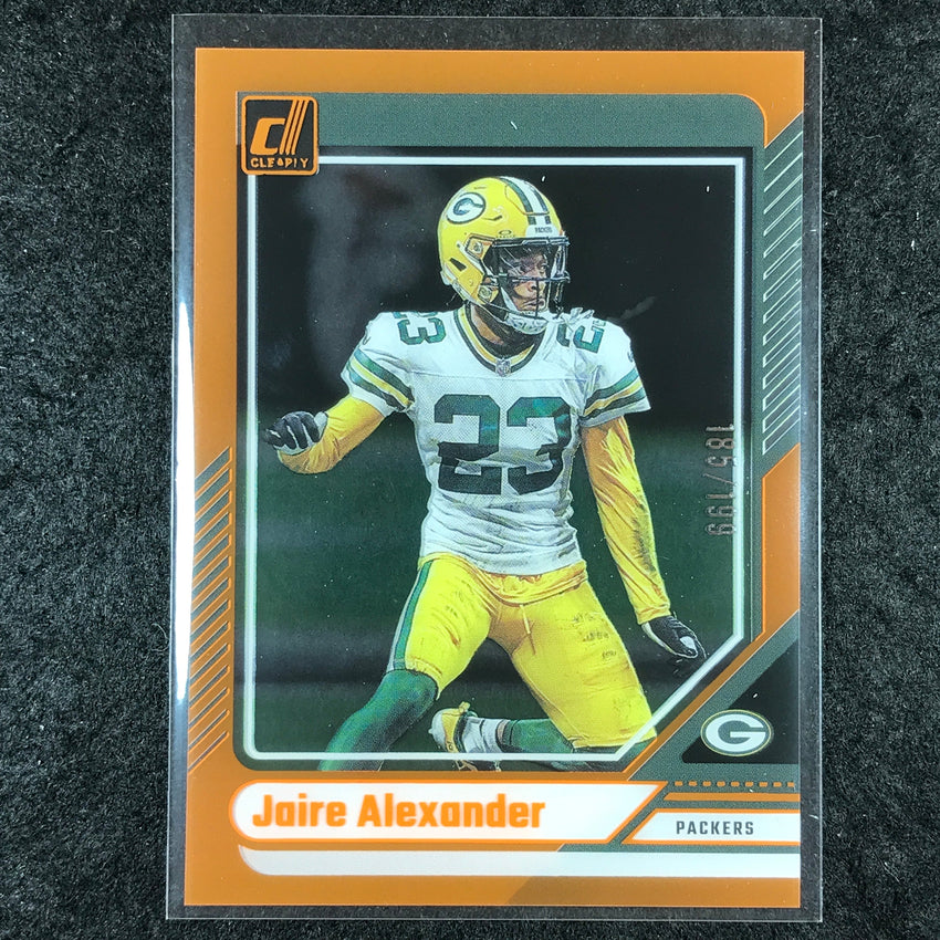 2024 Clearly Donruss Football JAIRE ALEXANDER Base Orange 185/199 #22