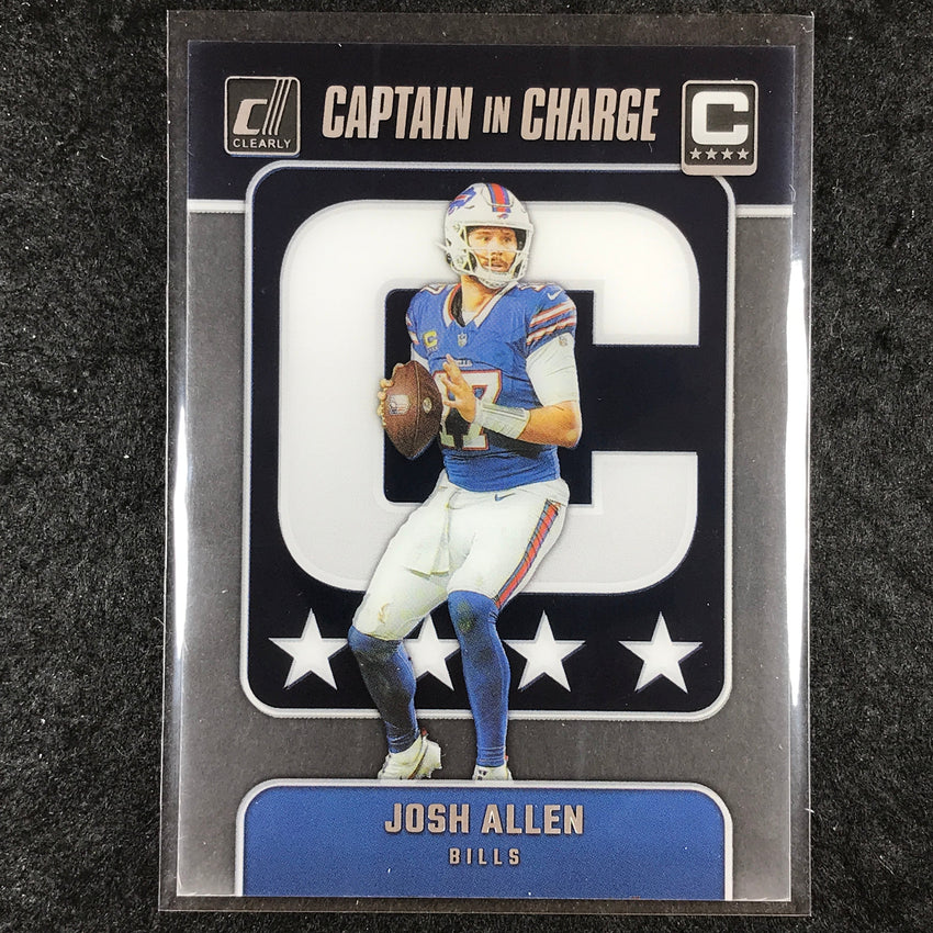 2024 Clearly Donruss Football JOSH ALLEN Captain In Charge Base #2