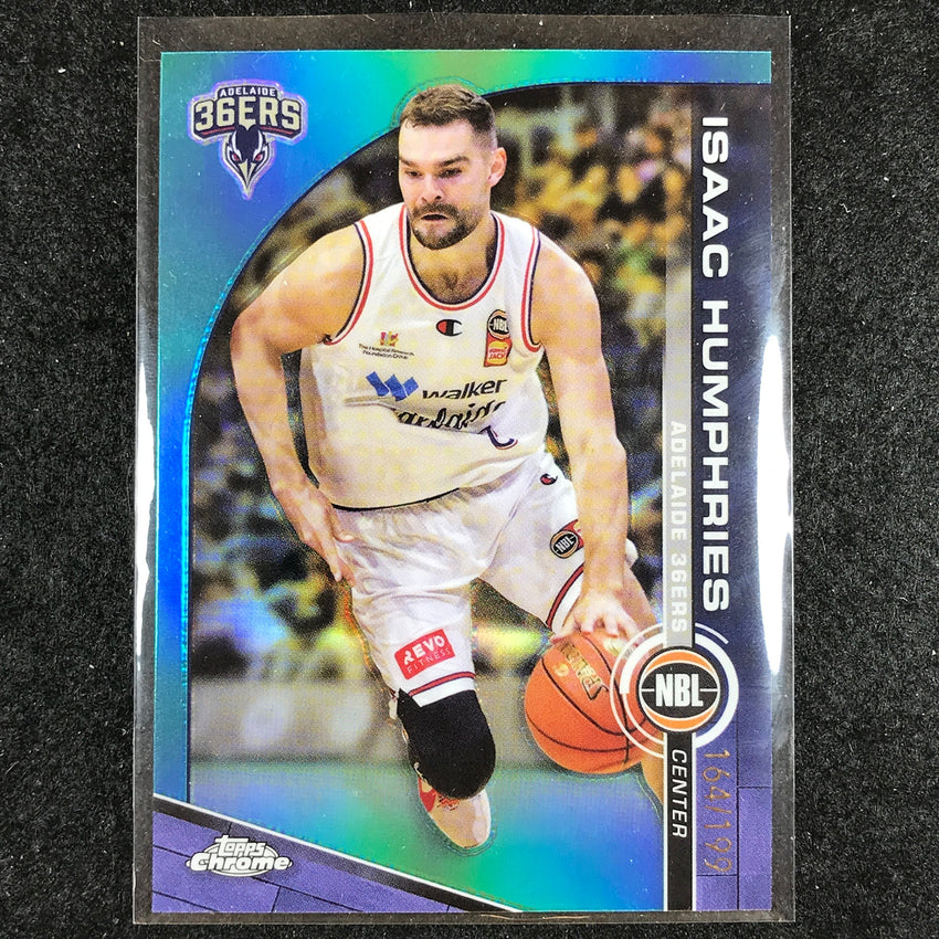 2023-24 Topps Chrome NBL ISAAC HUMPHRIES Base Aqua 164/199 #3