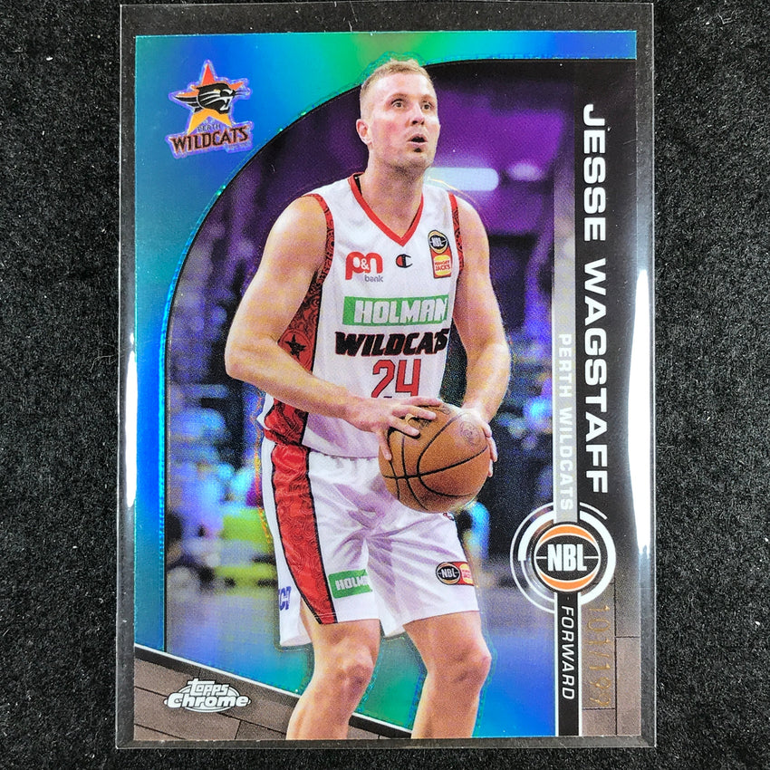2023-24 Topps Chrome NBL JESSE WAGSTAFF Base Aqua 101/199 #67