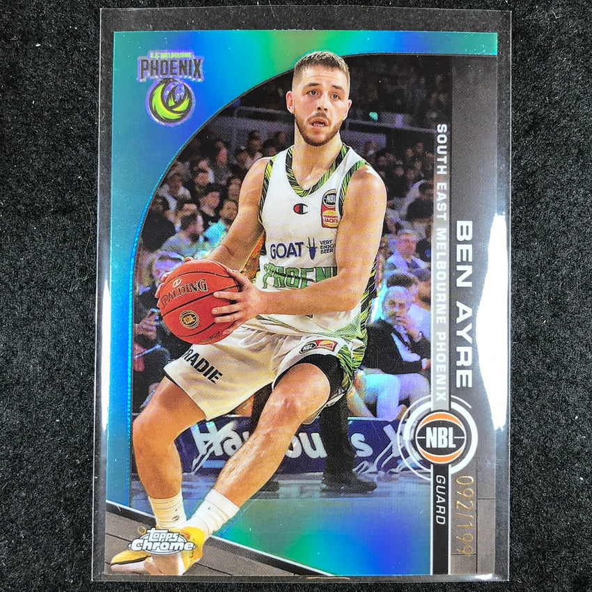 2023-24 Topps Chrome NBL BEN AYRE Base Aqua 92/199 #74