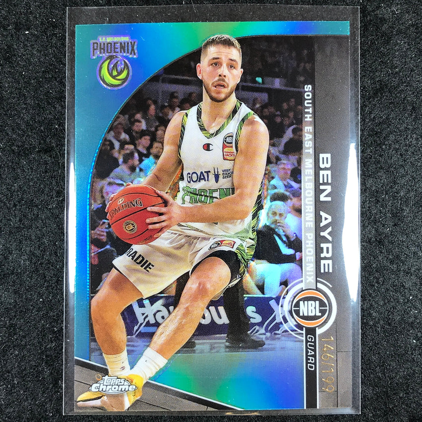 2023-24 Topps Chrome NBL BEN AYRE Base Aqua 146/199 #74