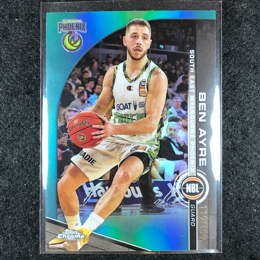 2023-24 Topps Chrome NBL BEN AYRE Base Aqua 119/199 #74