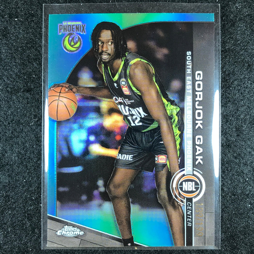 2023-24 Topps Chrome NBL GORJOK GAK Base Aqua 189/199 #75