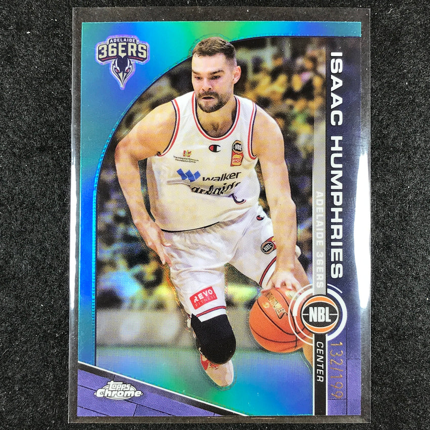 2023-24 Topps Chrome NBL ISAAC HUMPHRIES Base Aqua 132/199 #3