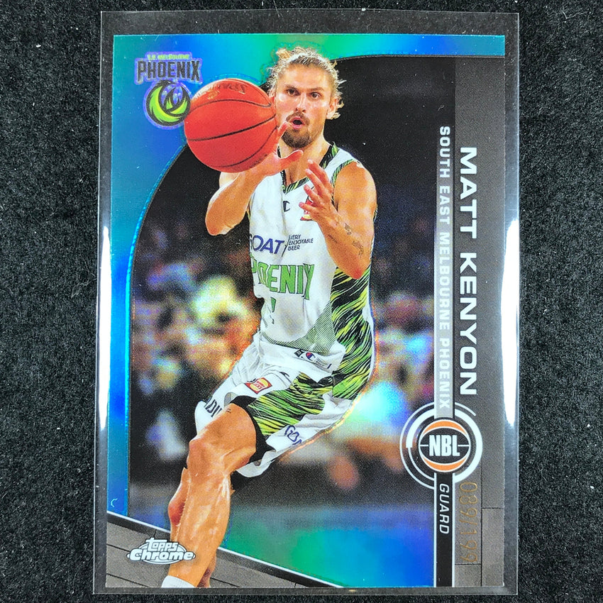 2023-24 Topps Chrome NBL MATT KENYON Base Aqua 89/199 #76