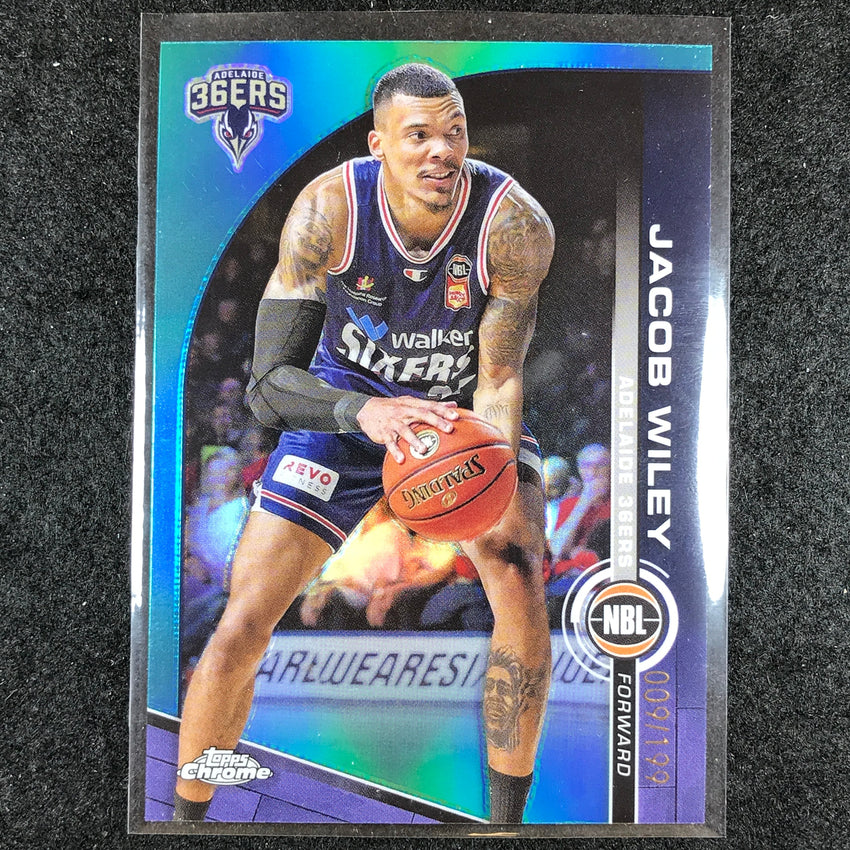 2023-24 Topps Chrome NBL JACOB WILEY Base Aqua 9/199 #4