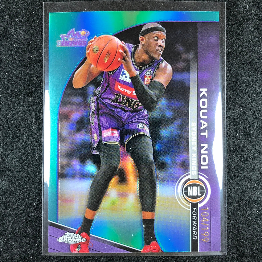 2023-24 Topps Chrome NBL KOUAT NOI Base Aqua 104/199 #88
