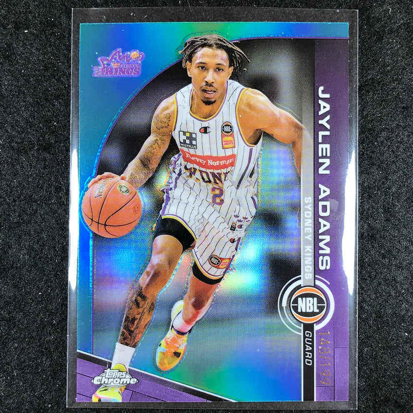 2023-24 Topps Chrome NBL JAYLEN ADAMS Base Aqua 148/199 #89