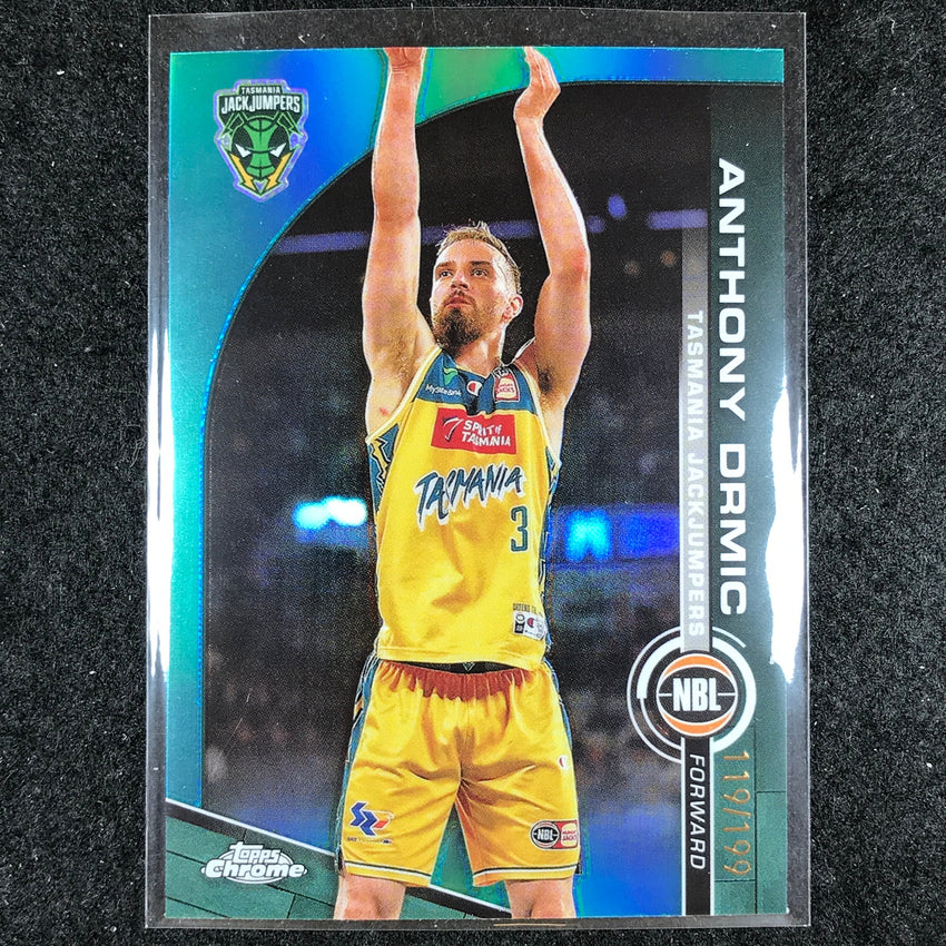 2023-24 Topps Chrome NBL ANTHONY DRMIC Base Aqua 119/199 #91