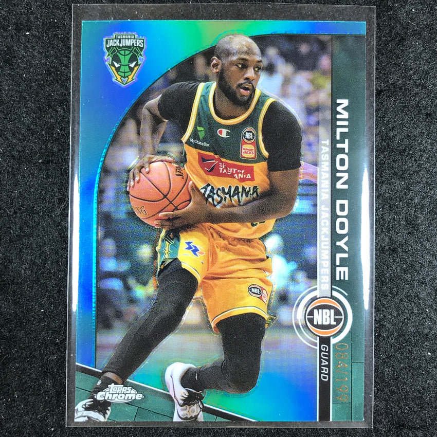 2023-24 Topps Chrome NBL MILTON DOYLE Base Aqua 84/199 #99