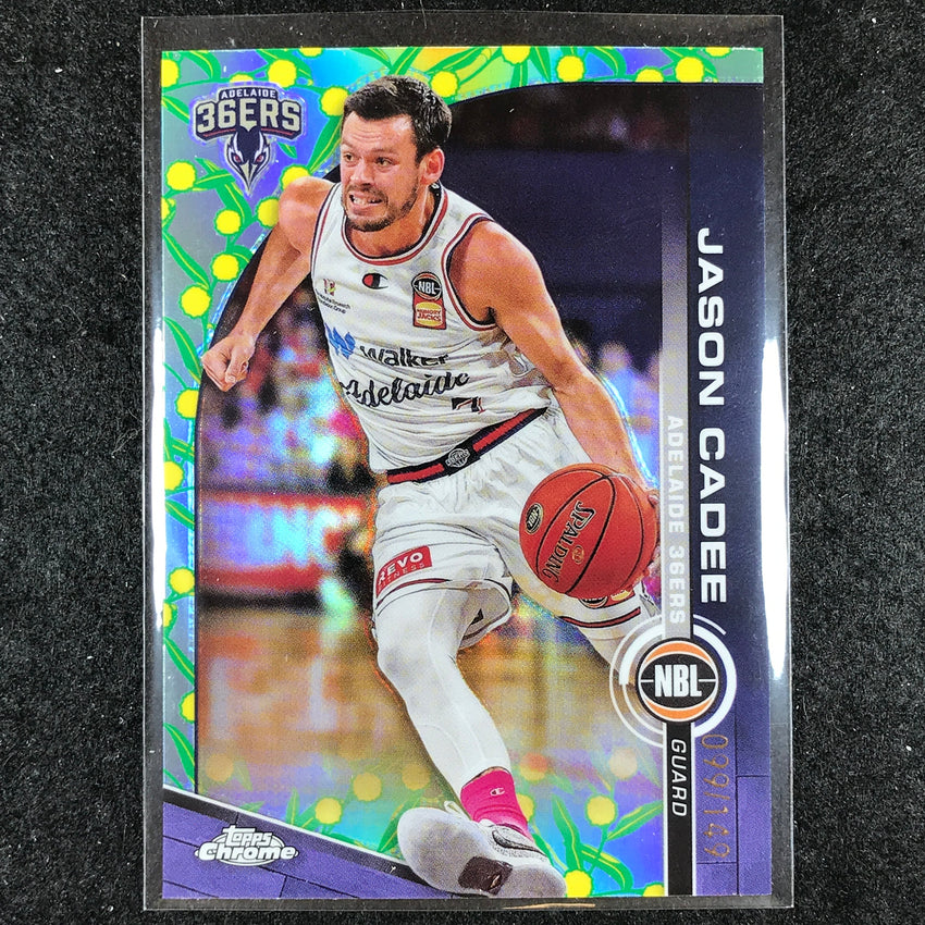 2023-24 Topps Chrome NBL JASON CADEE Base Golden Wattle 99/149 #10