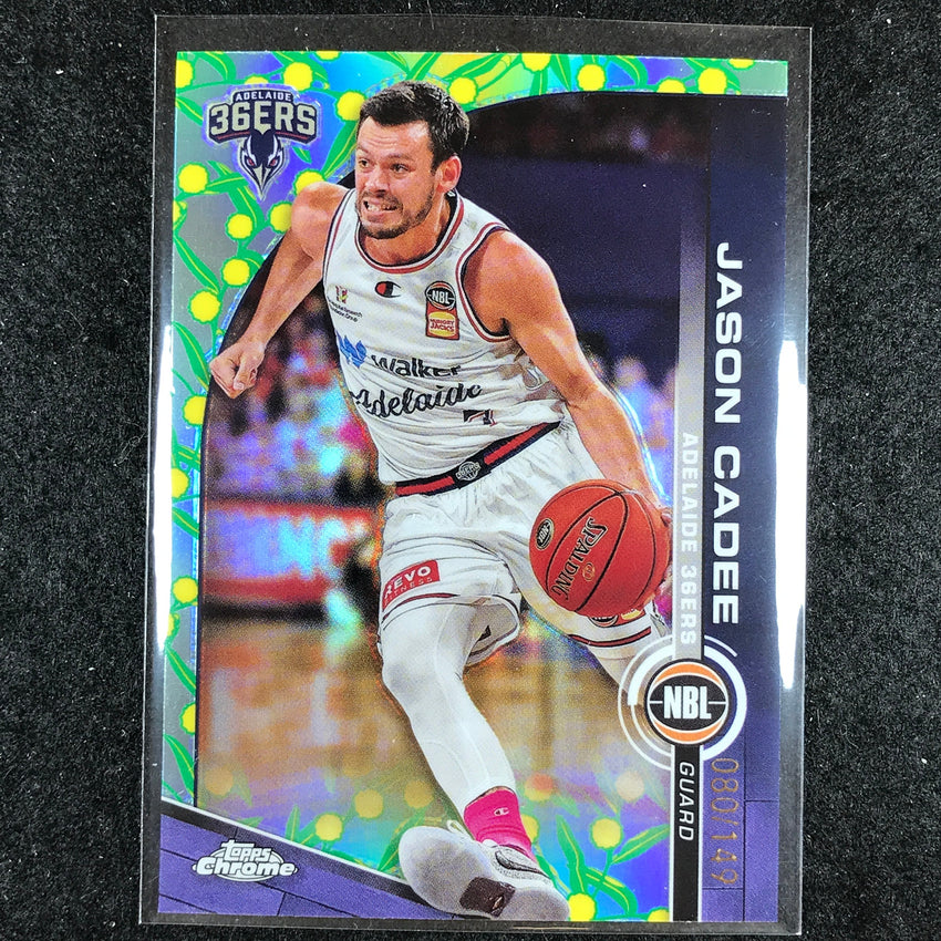 2023-24 Topps Chrome NBL JASON CADEE Base Golden Wattle 80/149 #10