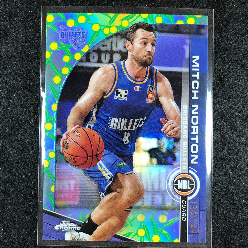 2023-24 Topps Chrome NBL MITCH NORTON Base Golden Wattle 134/149 #15