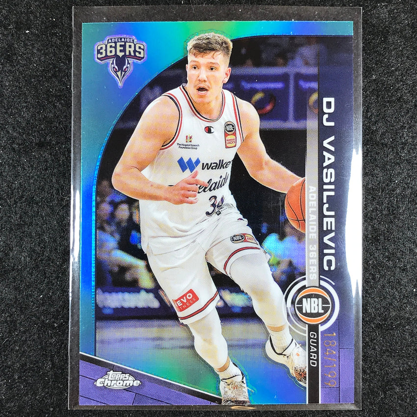 2023-24 Topps Chrome NBL DJ VASILJEVIC Base Aqua 184/199 #8