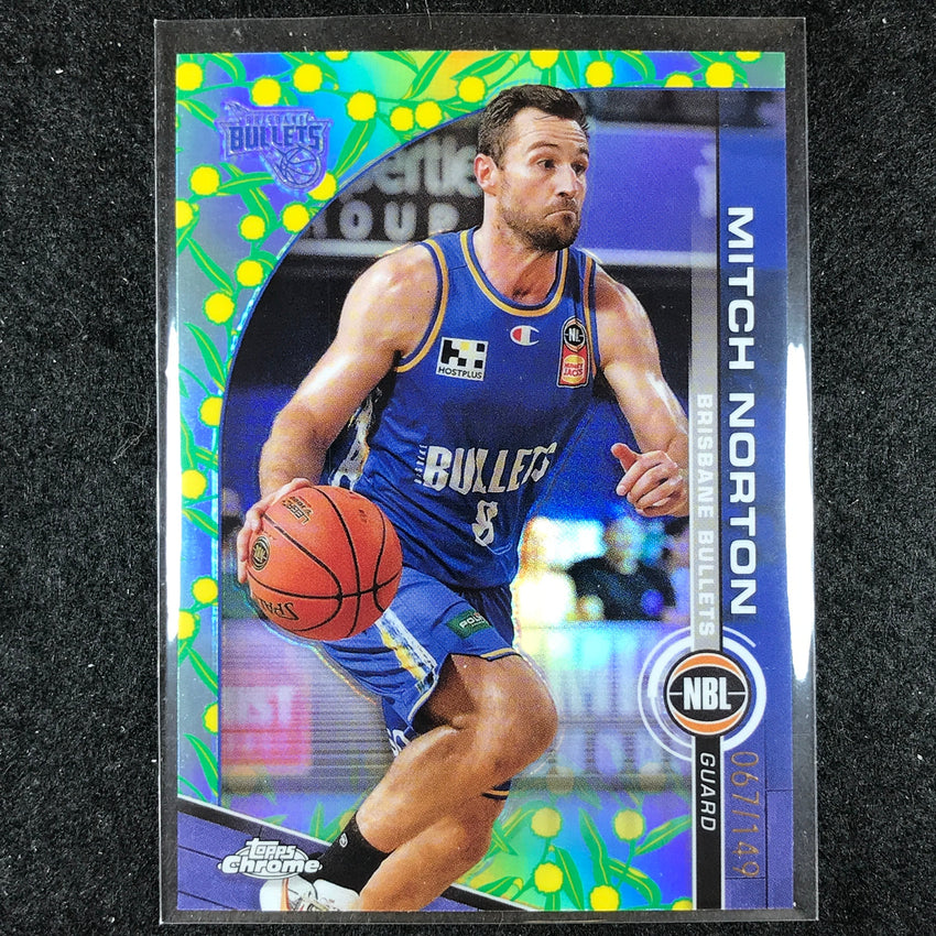 2023-24 Topps Chrome NBL MITCH NORTON Base Golden Wattle 67/149 #15