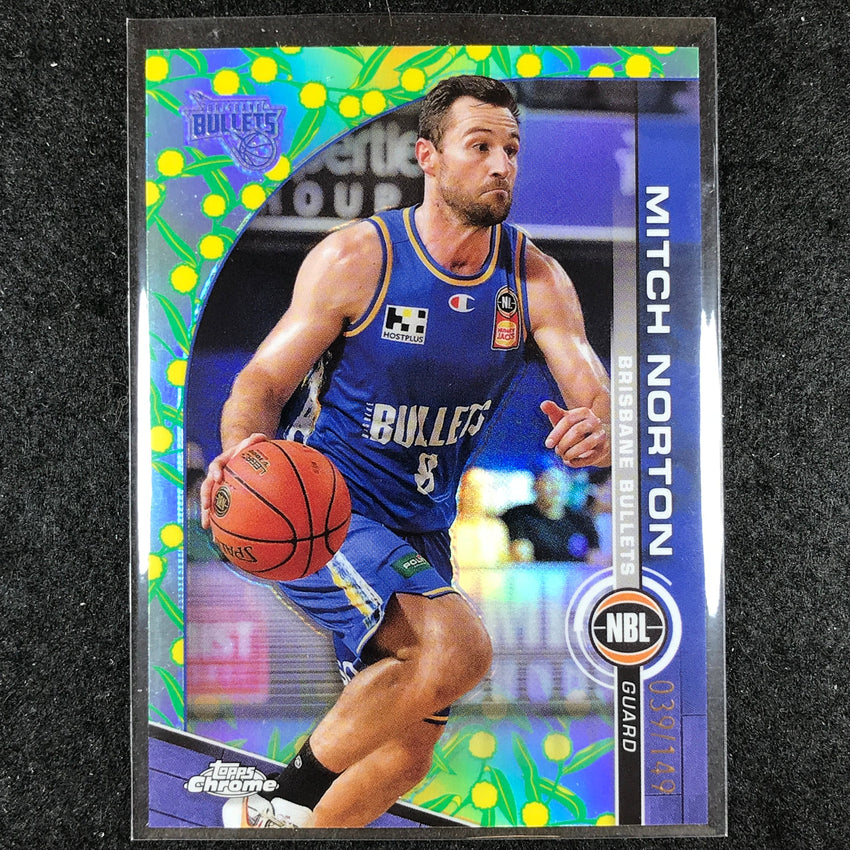 2023-24 Topps Chrome NBL MITCH NORTON Base Golden Wattle 39/149 #15