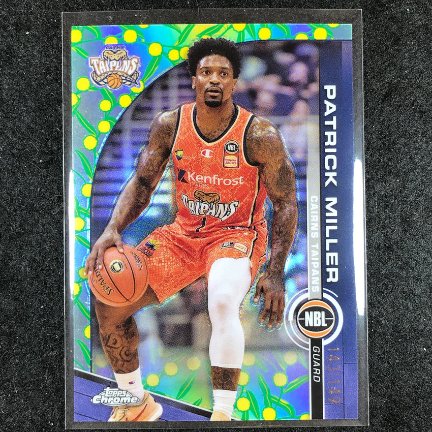 2023-24 Topps Chrome NBL PATRICK MILLER Base Golden Wattle 143/149 #26