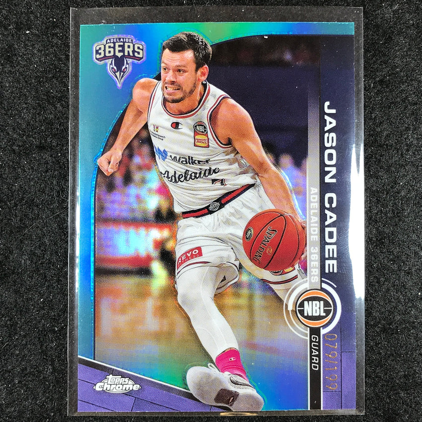 2023-24 Topps Chrome NBL JASON CADEE Base Aqua 79/199 #10