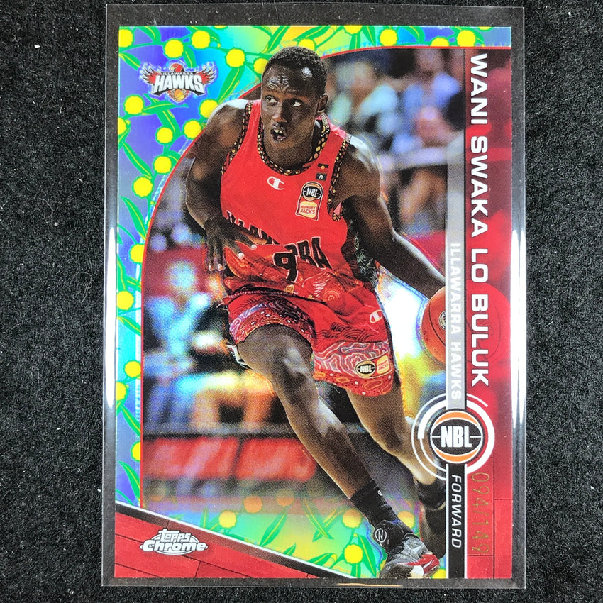 2023-24 Topps Chrome NBL WANI SWAKA LO BULUK Base Golden Wattle 94/149 #39