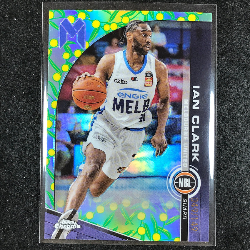 2023-24 Topps Chrome NBL IAN CLARK Base Golden Wattle 49/149 #41