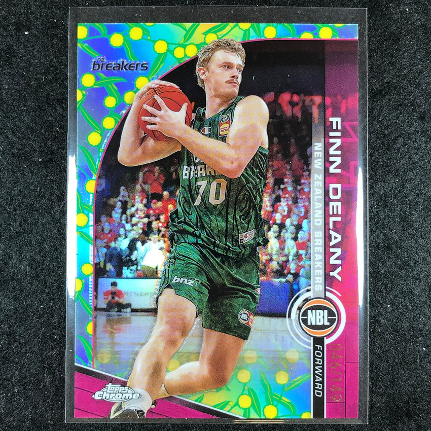 2023-24 Topps Chrome NBL FINN DELANY Base Golden Wattle 46/149 #52