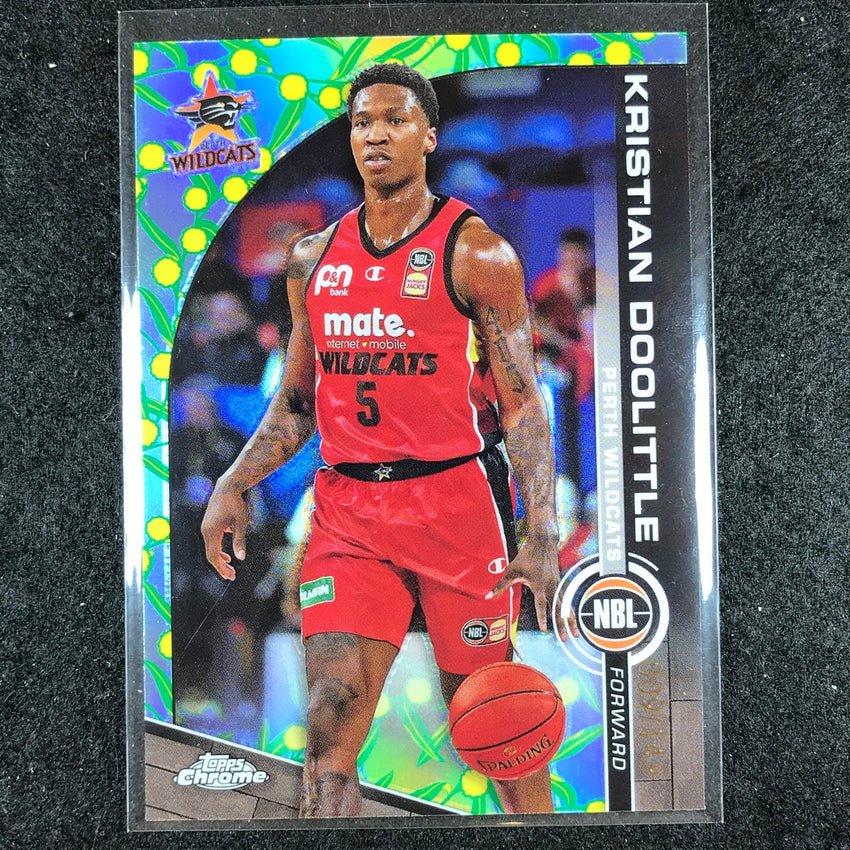 2023-24 Topps Chrome NBL KRISTIAN DOOLITTLE Base Golden Wattle 9/149 #65