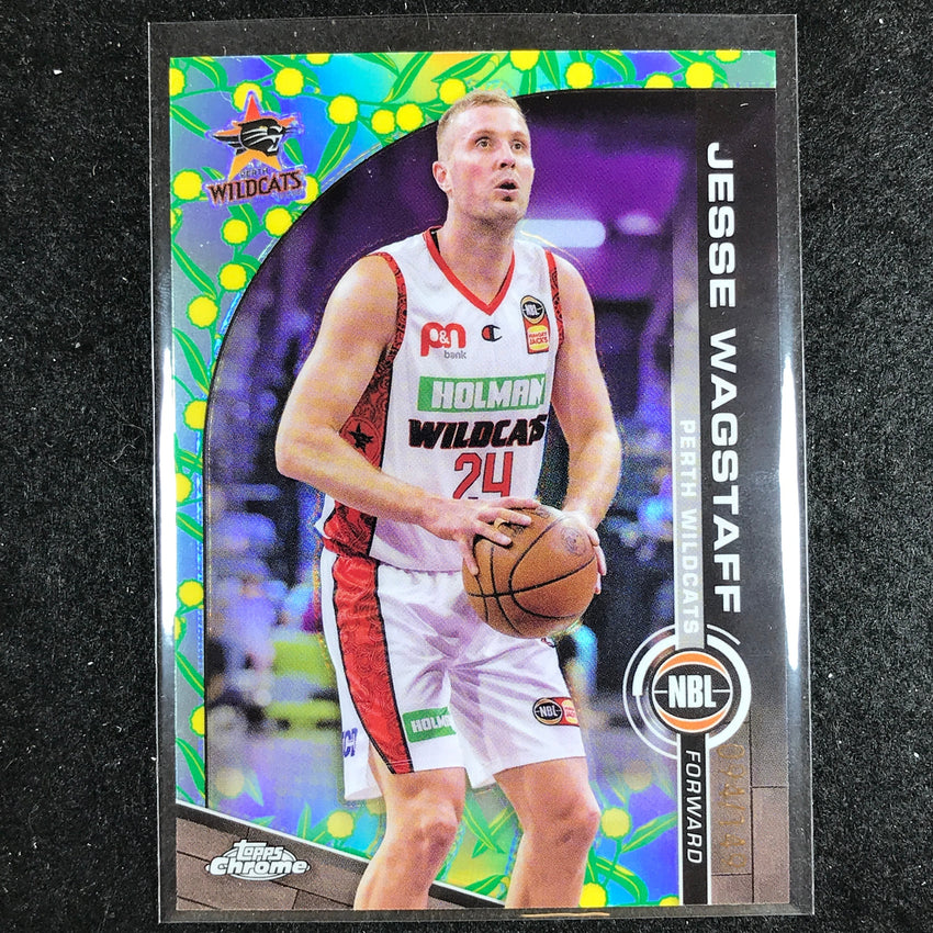 2023-24 Topps Chrome NBL JESSE WAGSTAFF Base Golden Wattle 94/149 #67
