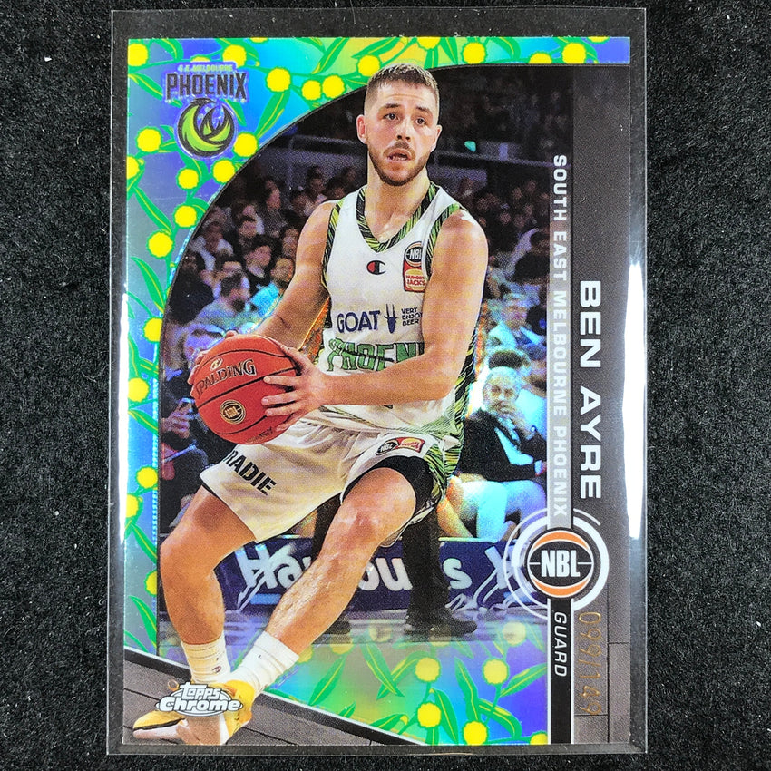 2023-24 Topps Chrome NBL BEN AYRE Base Golden Wattle 99/149 #74
