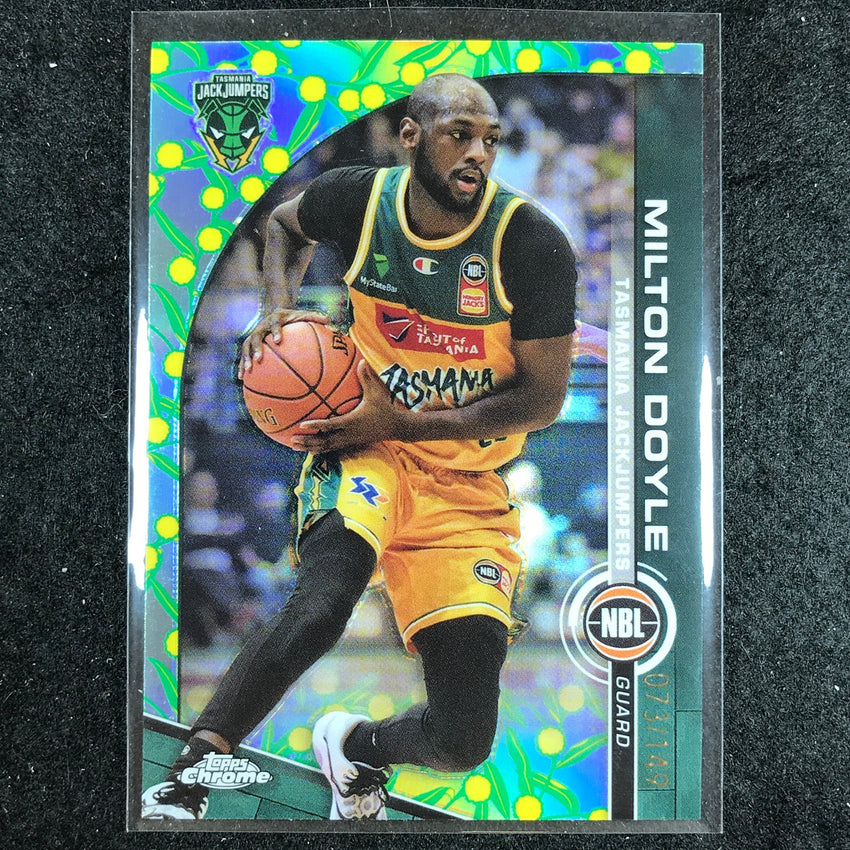 2023-24 Topps Chrome NBL MILTON DOYLE Base Golden Wattle 73/149 #99