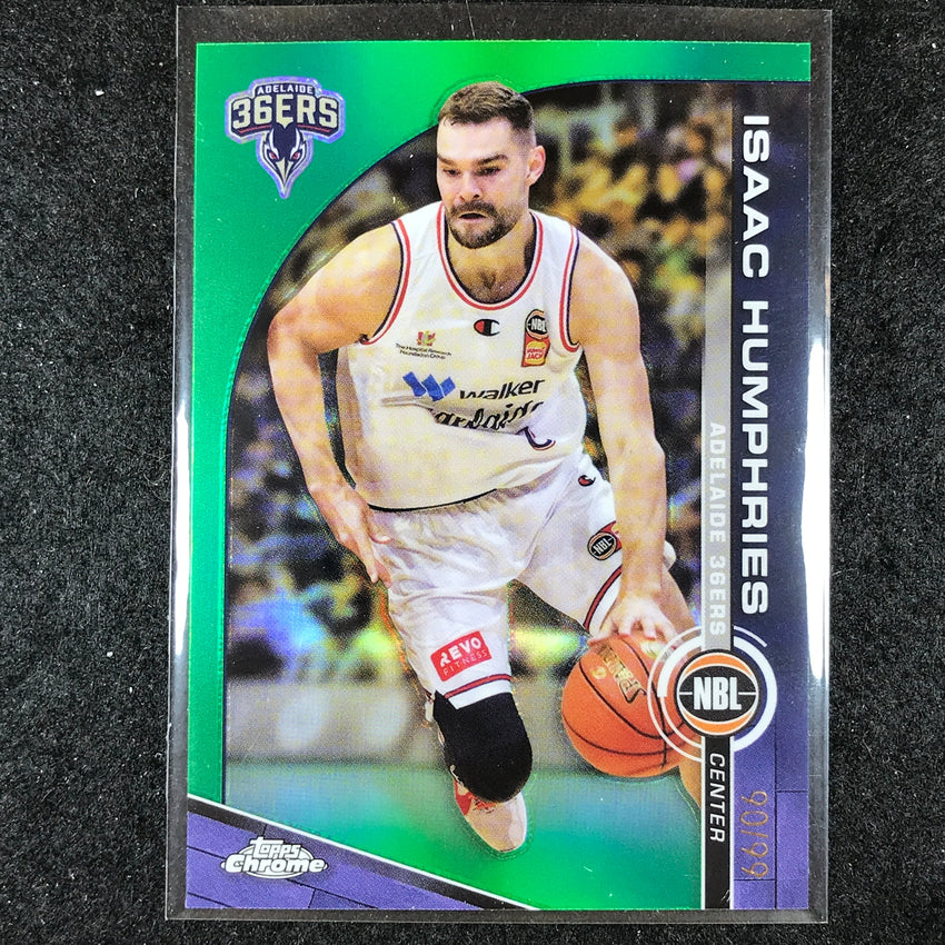 2023-24 Topps Chrome NBL ISAAC HUMPHRIES Base Green 90/99 #3