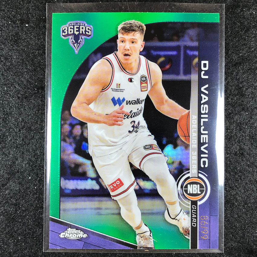 2023-24 Topps Chrome NBL DJ VASILJEVIC Base Green 86/99 #8